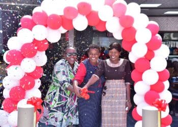 Priscilla Gathungu, Java House CEO, H.E Christine Saru Kilalo, Deputy Governor of Taita Taveta County and Gertrude Shuwe, Taita Taveta County Executive Committee Member (CECM) for Trade and Tourism