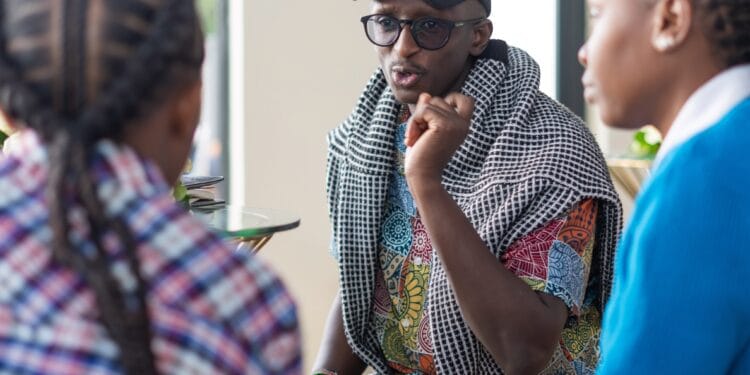 Content Creator Njugush at CcHUB Content Creative Economy Incubator and Entertainment Hub in Nairobi