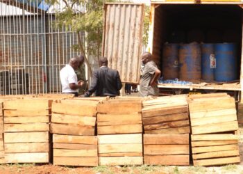 Intercepted ethanol at Nyamasaria Kisumu on 23rd July 2025