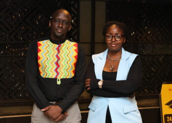 L-R - James Wamathai, Director, Partnerships & Advocacy, Bloggers Association of Kenya, Miriam Beatrice Wanjiru, Programmes Officer, Paradigm Initiative (PIN