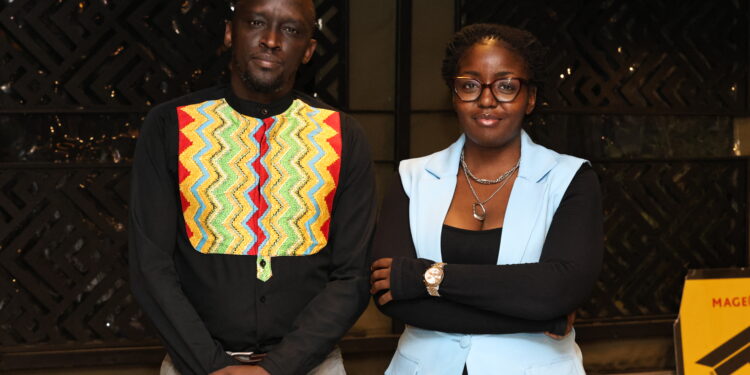 L-R - James Wamathai, Director, Partnerships & Advocacy, Bloggers Association of Kenya, Miriam Beatrice Wanjiru, Programmes Officer, Paradigm Initiative (PIN