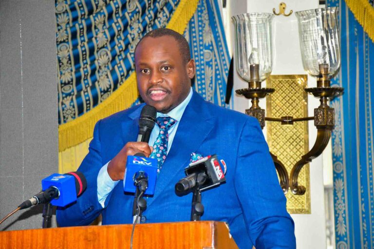 EPRA Director General Mr. Daniel Kiptoo, giving his remarks during the launch of the Energy and Petroleum Sector Statistics Report for the 2024:2025 Financial Year