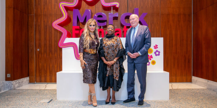 Merck Foundation Chairman and CEO with The First Lady of Kenya at the 7th Edition of MFFLI Summit