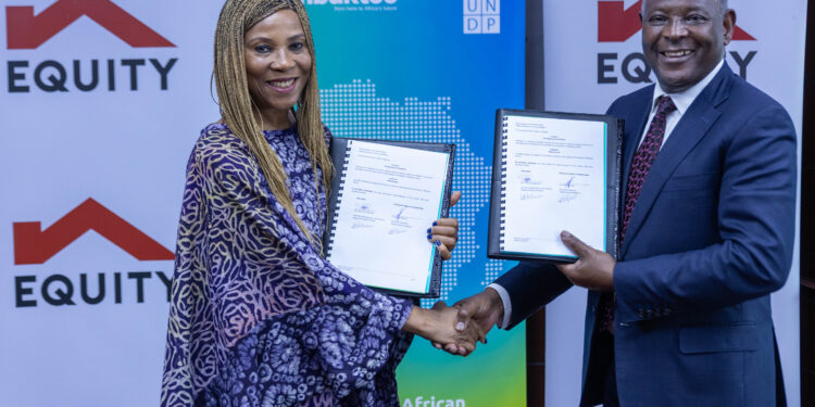 From Left to Right United Nations Assistant Secretary General and United Nations Development Programme (UNDP) Assistant Administrator and Director, Regional Bureau for Africa, Ms. Ahunna Eziakonwa, and Equity Group Foundation
