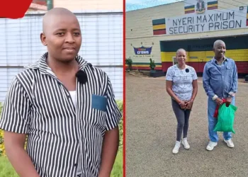 Edwin was released from jail. Photo: Simon Kibe on Facebook