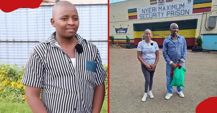 Edwin was released from jail. Photo: Simon Kibe on Facebook