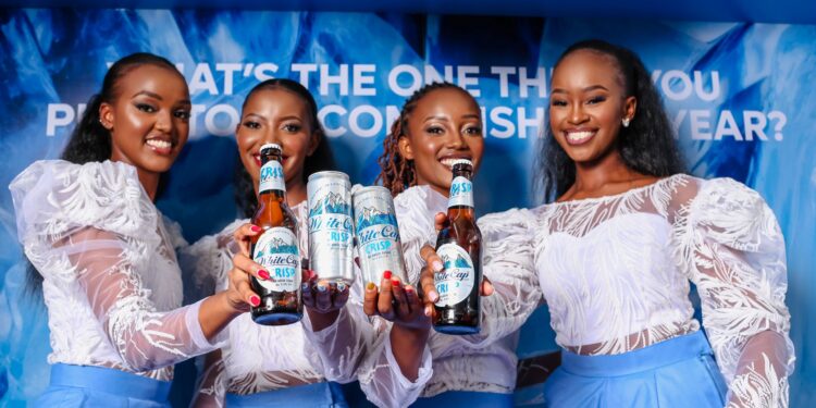 White Cap Crisp Brand Ambassadors posing at an event