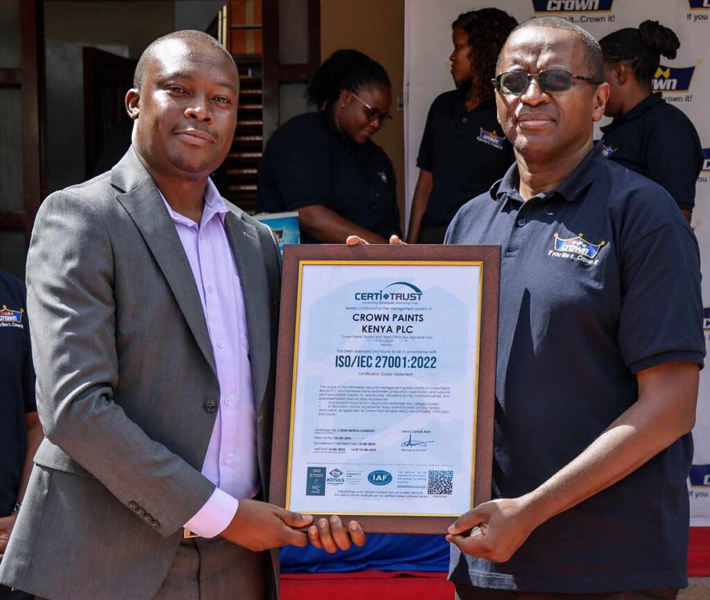 Crown Paints Achieves ISO/IEC 27001:2022 Certification