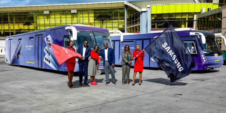 Samsung Flags Off Galaxy S26-Branded Buses at JKIA