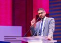 Saveer Vohra of Vohra Group delivers a keynote address during a breakfast meeting at Serena Hotel, Nairobi, to launch Stanbic Bank’s Family-Owned Business Proposition