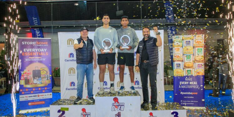 Shah Brothers Crowned Champions at Inaugural Carrefour Open Padel Tournament