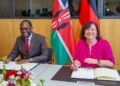 PS Chris Kiptoo and his counterpart, Bärbel Kofler, Parliamentary State Secretary at Germany’s Federal Ministry for Economic Cooperation and Development (BMZ)@DrChrisKiptoo/X