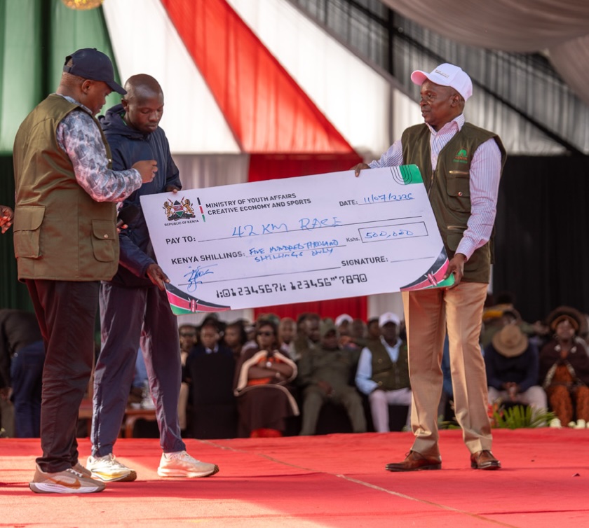 Deputy President Kindiki Awards Winners of 2026 Kaptagat Forest Marathon
