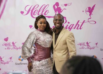 New HELLO MR RIGHT female Host Trisha Khalid and Male Host Dr. Ofweneke at the Season 5 Launch