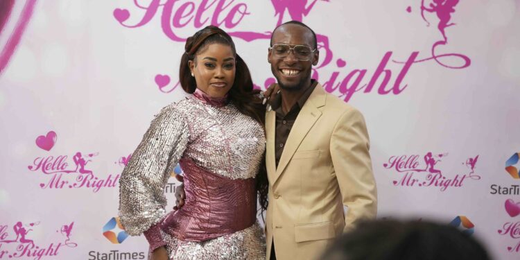 New HELLO MR RIGHT female Host Trisha Khalid and Male Host Dr. Ofweneke at the Season 5 Launch