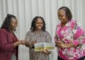 From L to R: Prof. Jessie Githang'a, Kenya Team Leader for the Early Warning Signs and Symptoms (EWSS) Project; Dr Joyfrida Chepchumba, Childhood Cancer Focal Person at the Ministry of Health; and Dr Doreen Karimi-Mutua, Paediatric Haematologist-Oncologist at Gertrude's Children's Hospital and Principal Investigator of the research, discuss key takeaways during the preliminary dissemination of research findings for the study on Factors Influencing Health-Seeking Behaviour Among Caregivers of Children with Cancer in Kenya, held at PrideInn Azure, Nairobi.
